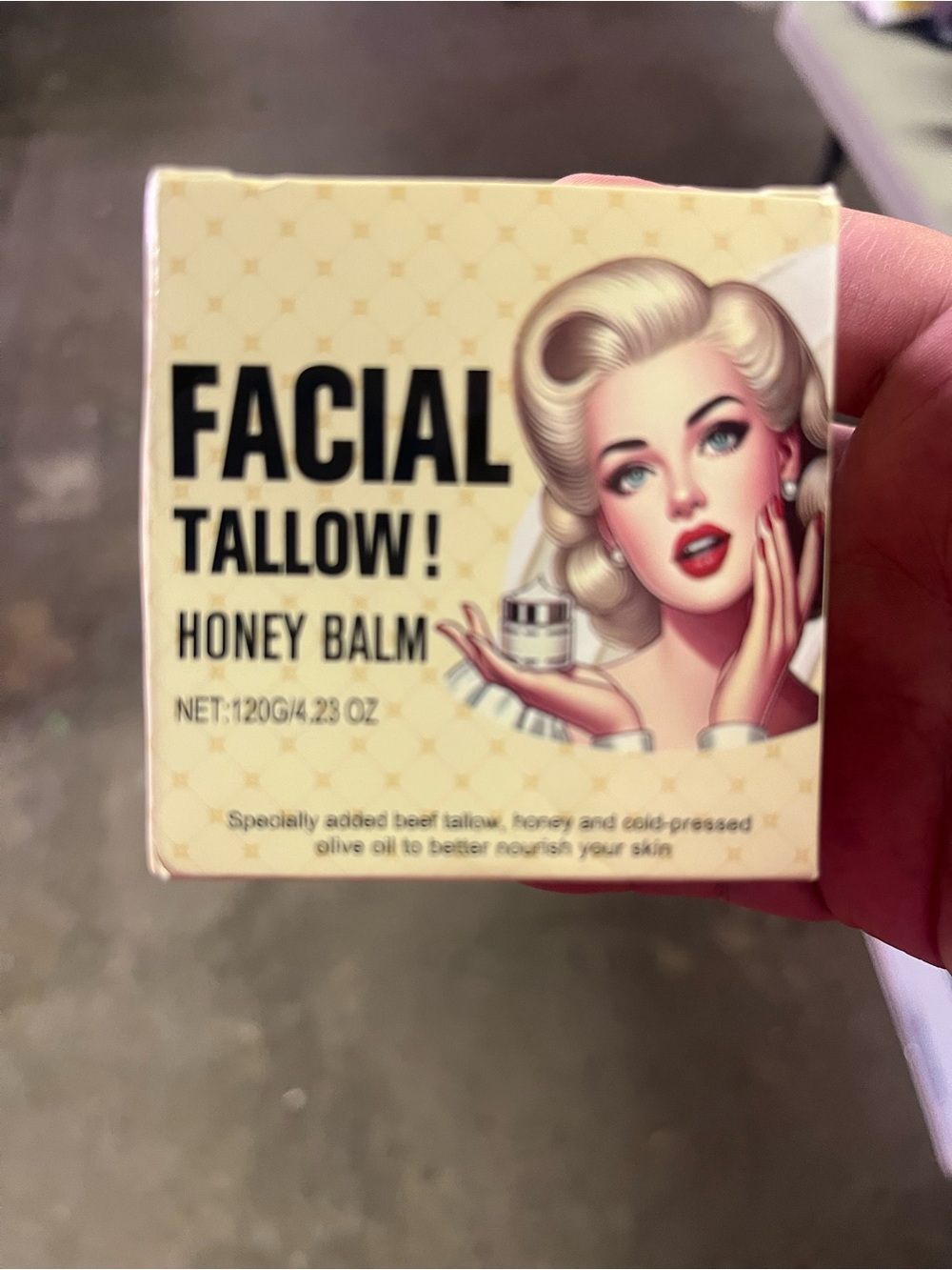 Facial Tallow Honey Balm – Nourishing Skin Balm (Cream)